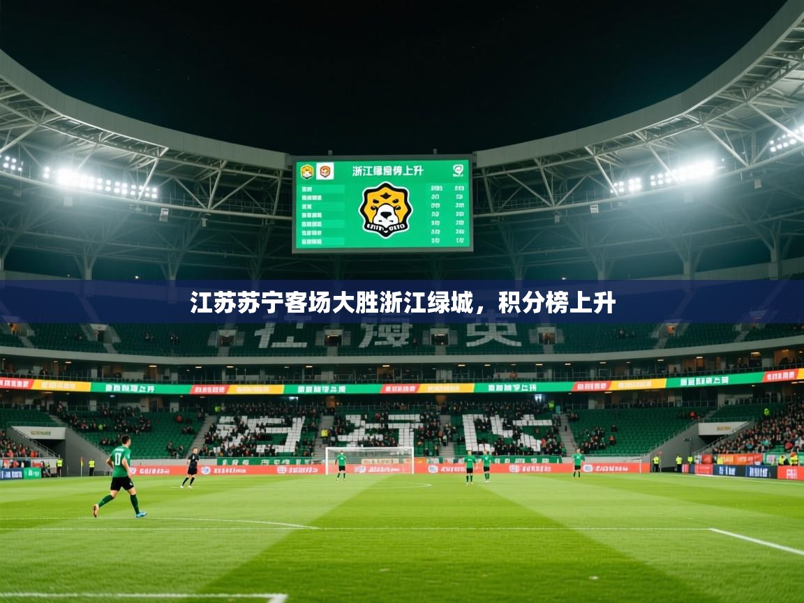 2026米兰体育网站拉斯帕尔马斯赞助商江苏苏宁客场大胜浙江绿城,积分榜上升 第3张